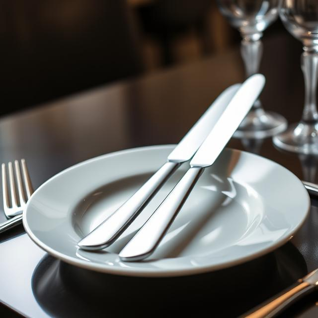 Dinner Knife Pack - Set of 2 - High Quality Mirror Polished (Classic)