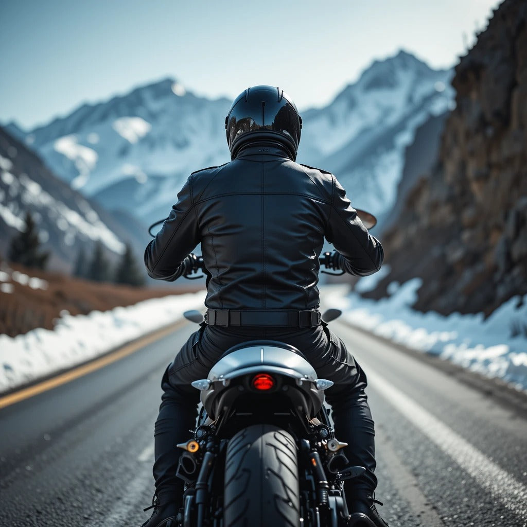 Leather Jacket (Large) - 100% Genuine Cow Leather