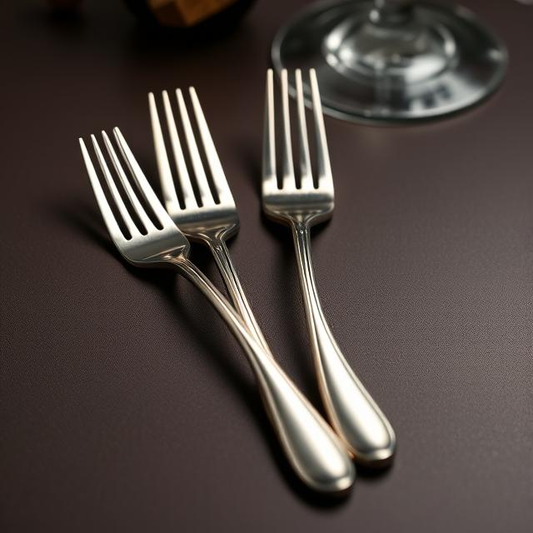 Dinner Forks - Set of 4 - High Quality Mirror Polished (Classic)
