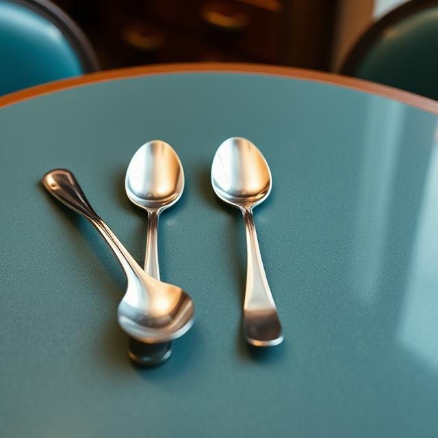 Tea Spoons - Set of 4 - High Quality Mirror Polished (Classic)