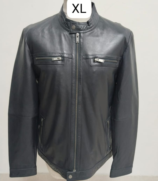Genuine Leather Jackets for men, front view