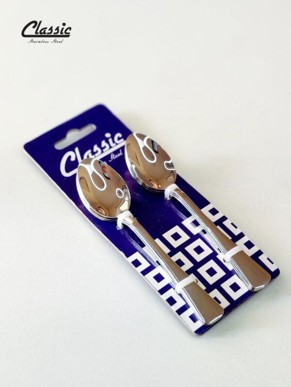 Tea Spoons - Set of 4 - High Quality Mirror Polished (Classic)